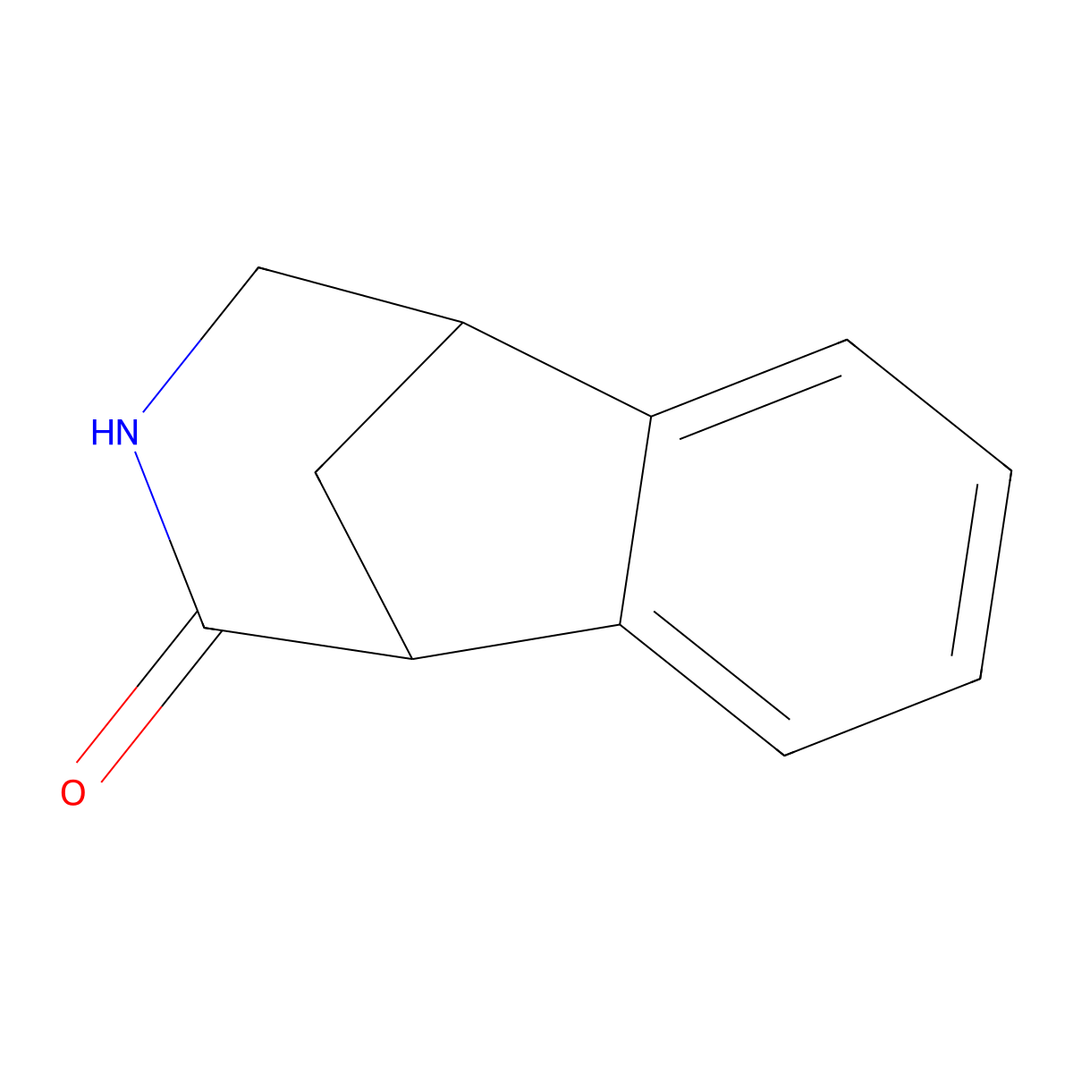 1,3,4,5-Tetrahydro-2H-1,5-methano-3-benzazepin-2-one molecular structure, CAS 357426-13-2