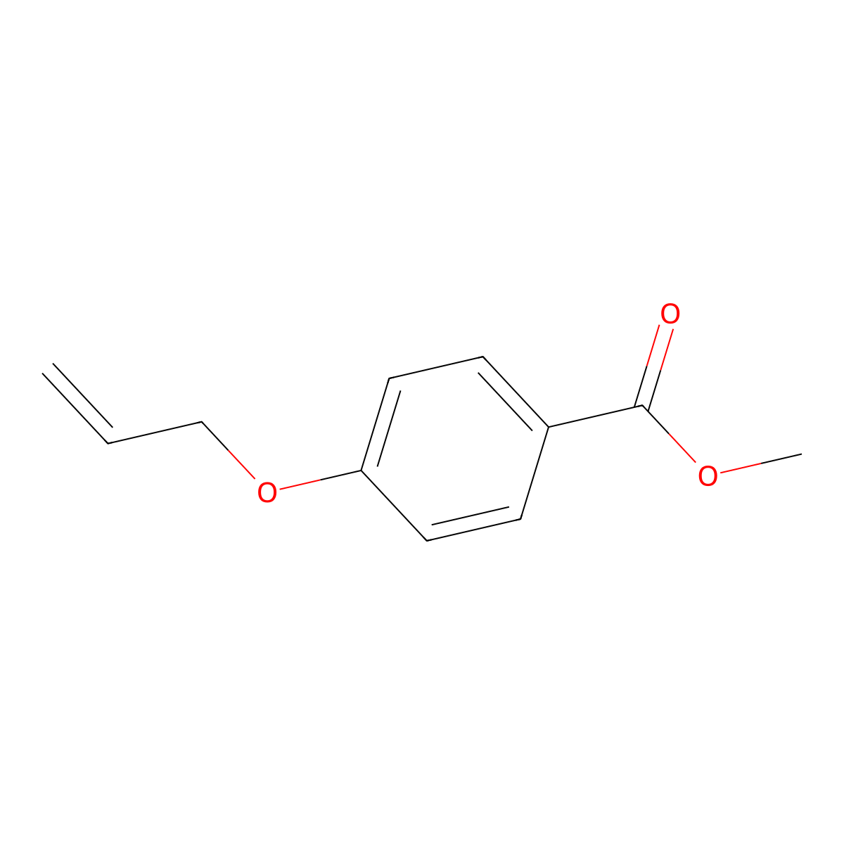 Methyl 4-(allyloxy)benzoate molecular structure, CAS 35750-24-4