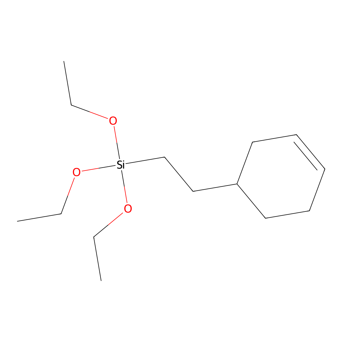 [2-(3-Cyclohexenyl)ethyl]triethoxysilane molecular structure, CAS 35754-77-9