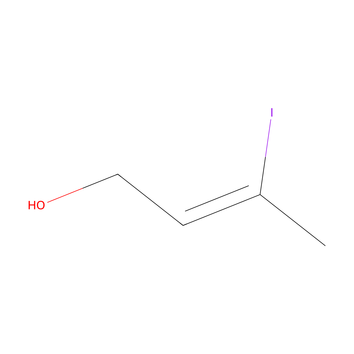 (2Z)-3-Iodo-2-buten-1-ol molecular structure, CAS 35761-83-2
