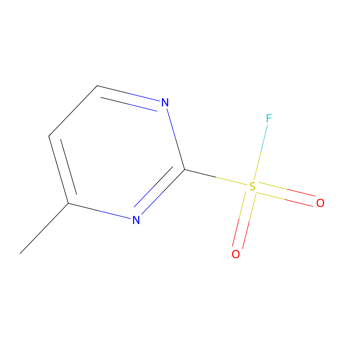 4-Methylpyrimidine-2-sulfonyl fluoride molecular structure, CAS 35762-74-4
