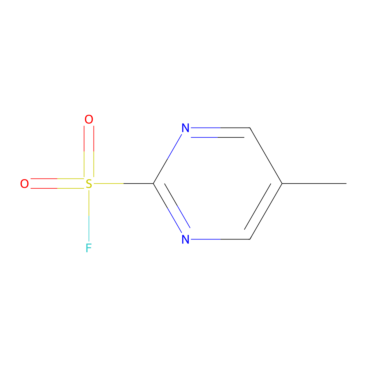 5-Methylpyrimidine-2-sulfonyl fluoride molecular structure, CAS 35762-75-5