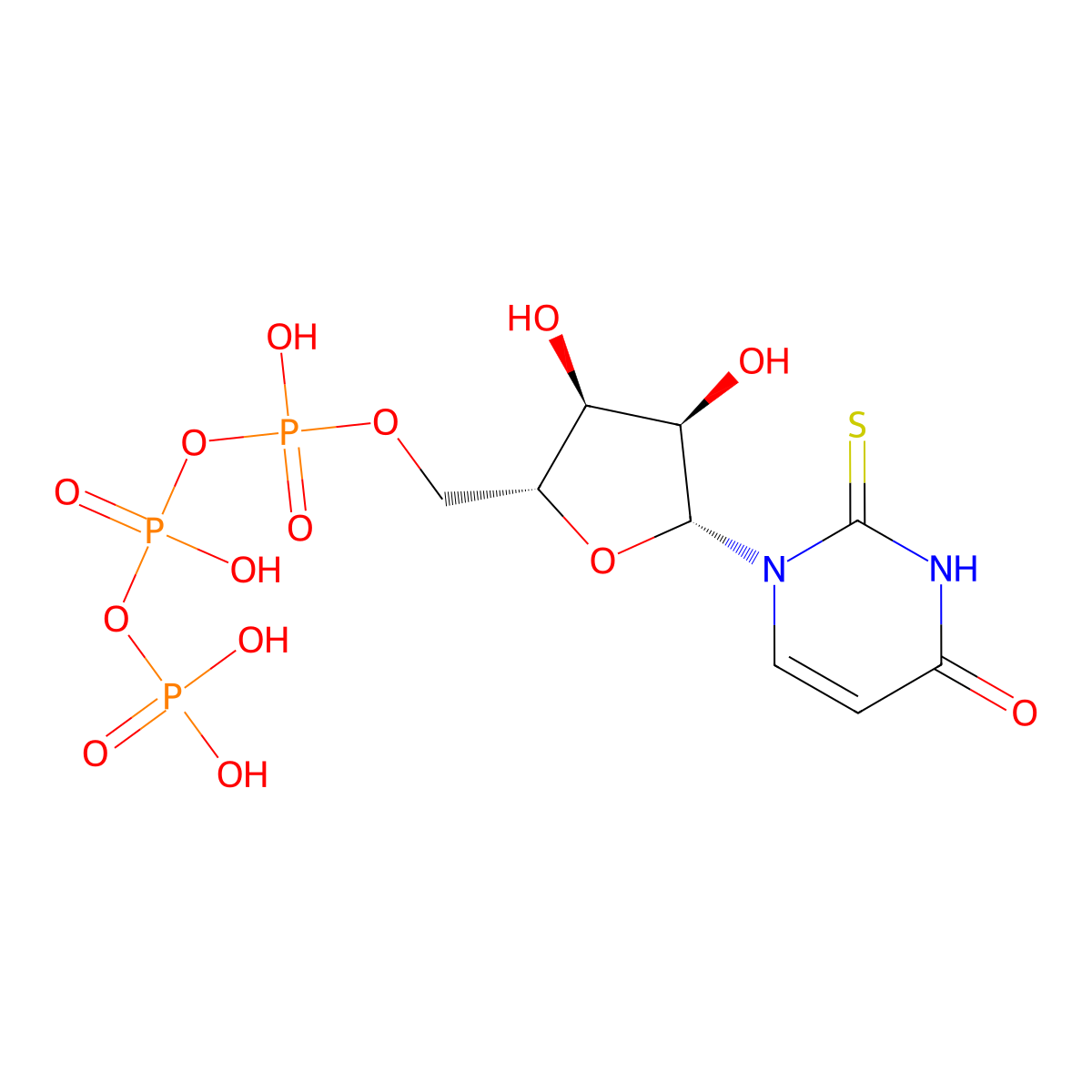 2-thioUTP molecular structure, CAS 35763-29-2