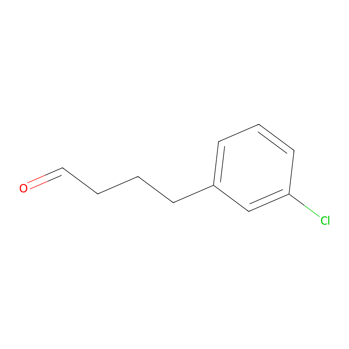4-(3-Chlorophenyl)butanal molecular structure, CAS 357647-85-9
