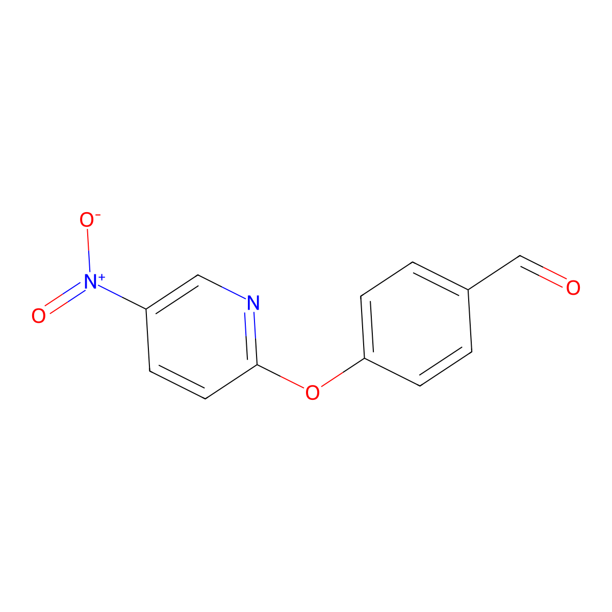 4-[(5-Nitropyridin-2-yl)oxy]benzaldehyde molecular structure, CAS 357663-53-7