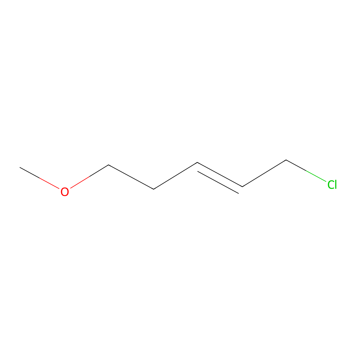 1-Chloro-5-methoxy-2-pentene molecular structure, CAS 3577-82-0