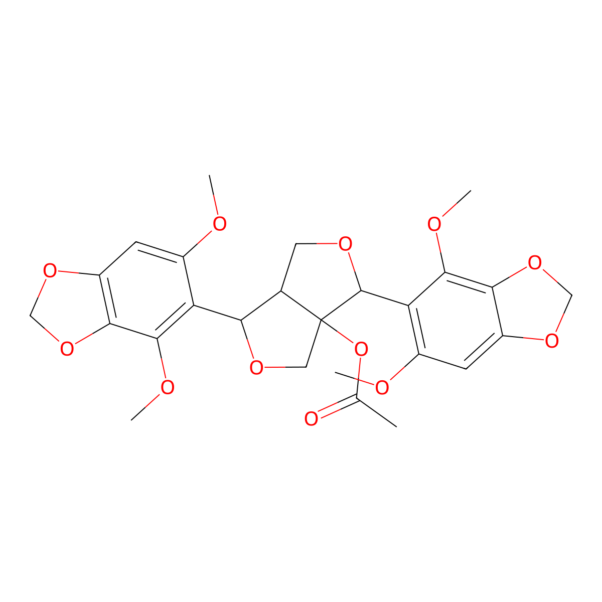 Leptostachyol acetate molecular structure, CAS 35770-58-2