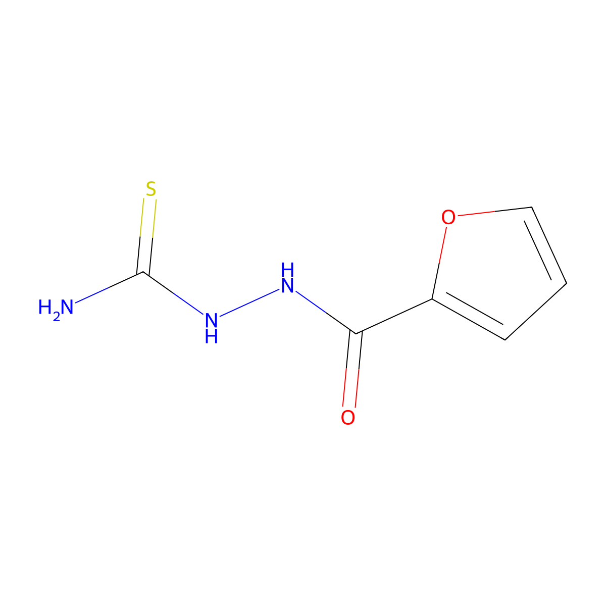 N-(carbamothioylamino)furan-2-carboxamide molecular structure, CAS 35771-64-3