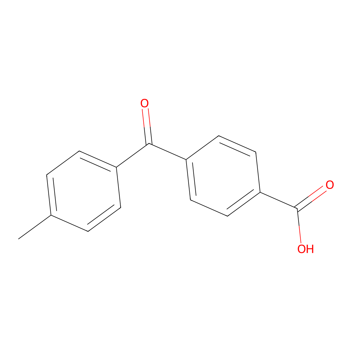 4-(4-Methylbenzoyl)benzoic acid molecular structure, CAS 35776-96-6