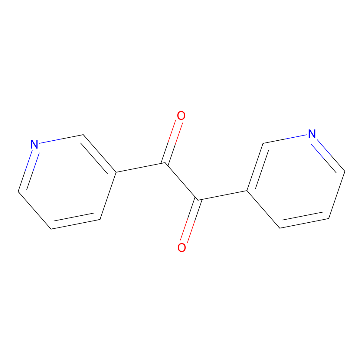 Ethanedione, di-3-pyridinyl- molecular structure, CAS 35779-39-6