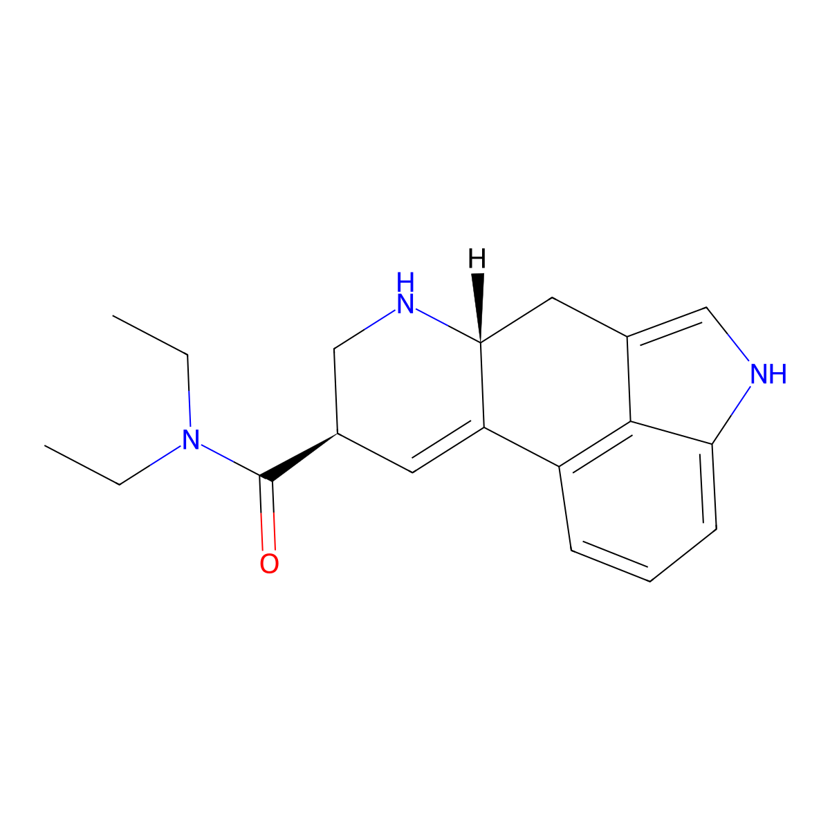 N-Demethyl-LSD molecular structure, CAS 35779-43-2