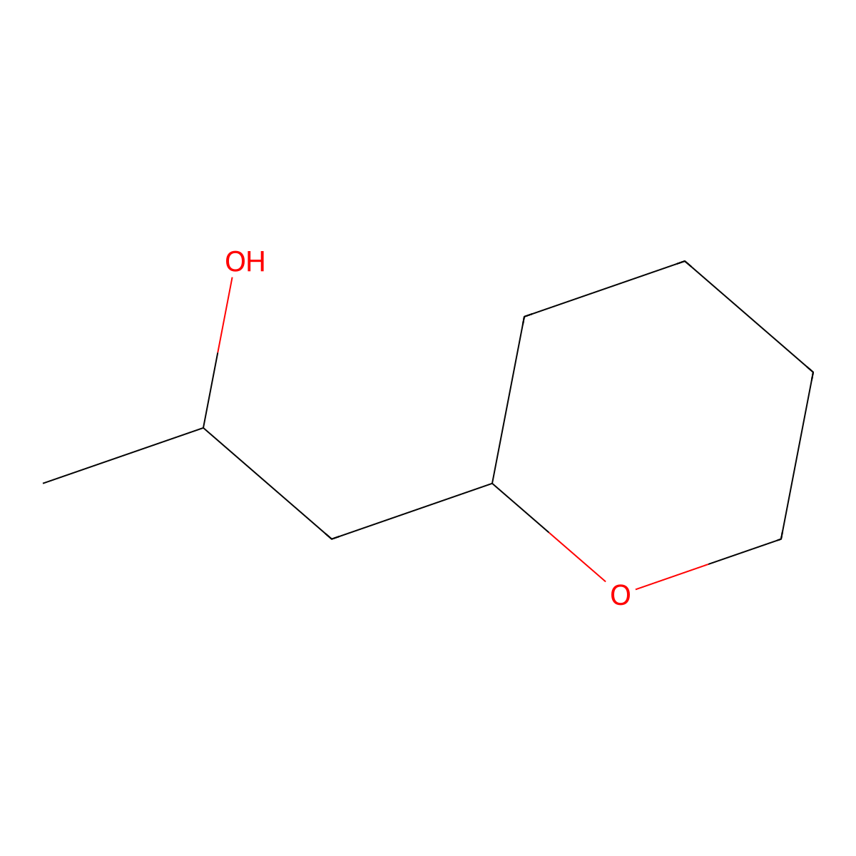 1-(Oxan-2-yl)propan-2-ol molecular structure, CAS 3578-82-3