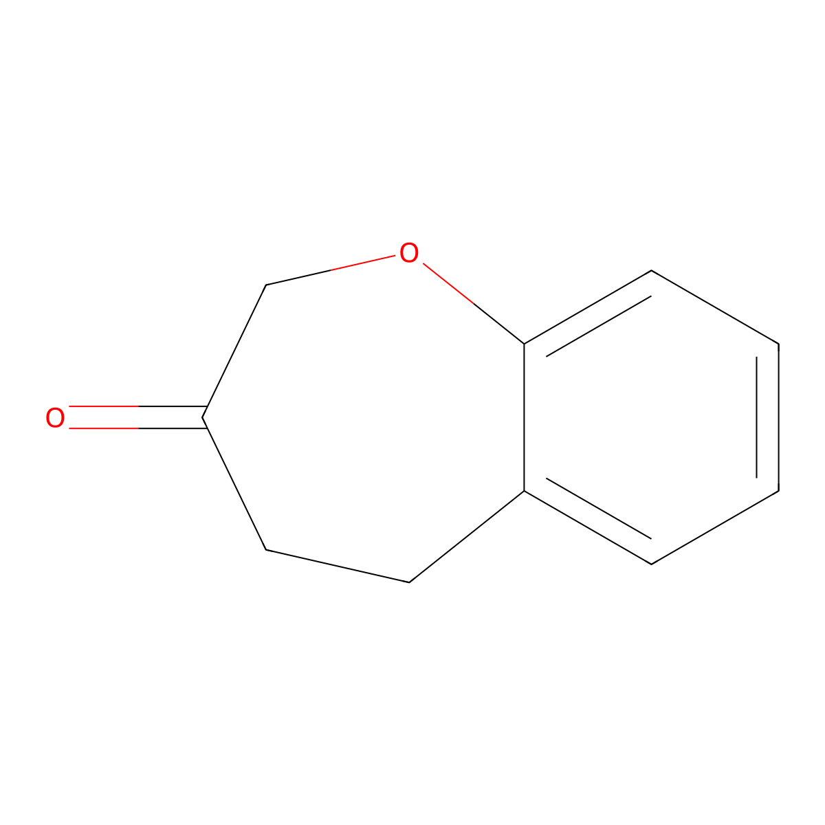 4,5-Dihydro-1-benzoxepin-3(2H)-one molecular structure, CAS 35783-10-9