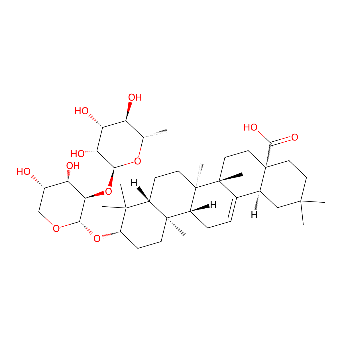 Beta-Hederin molecular structure, CAS 35790-95-5