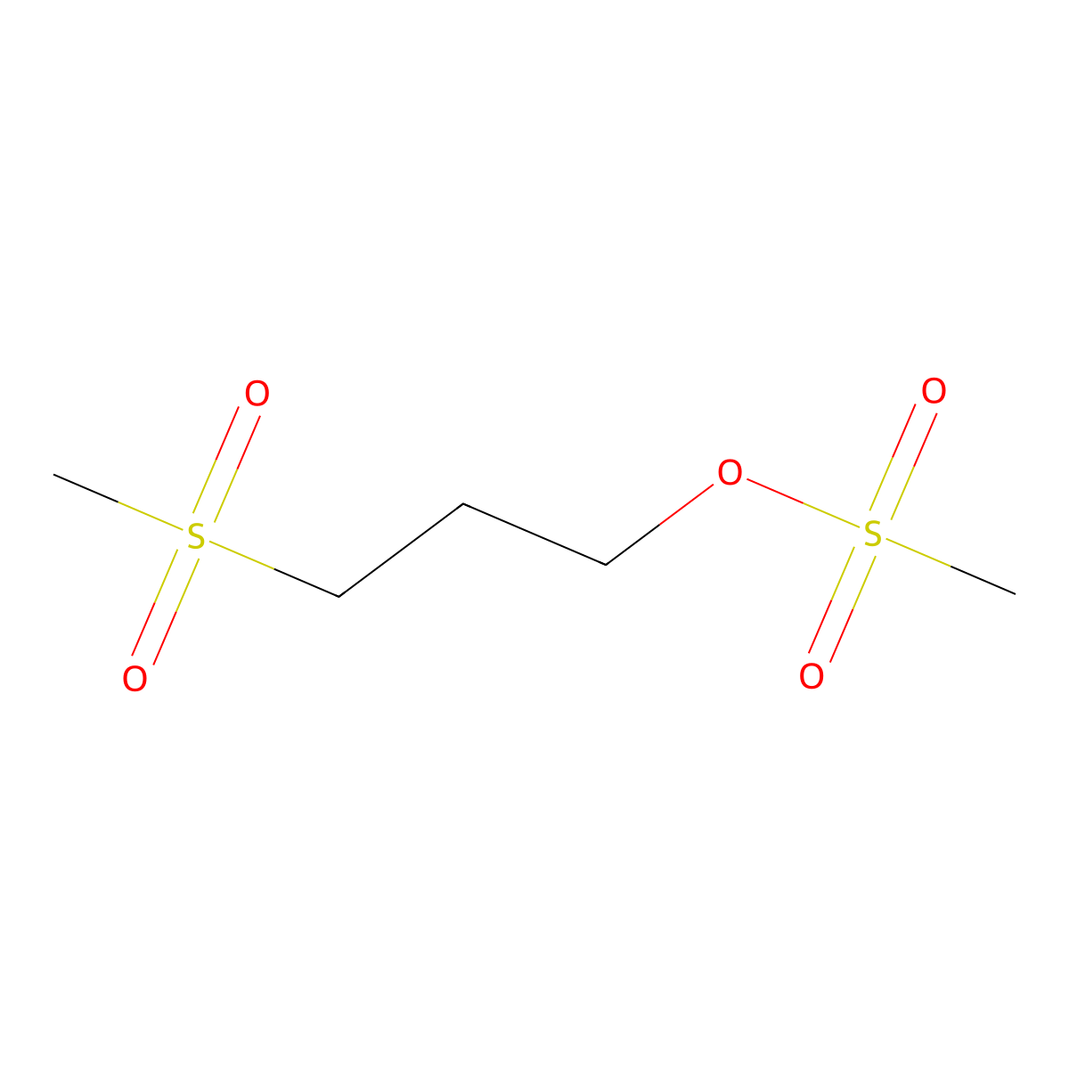 3-(Methylsulfonyl)propyl methanesulfonate molecular structure, CAS 357913-53-2