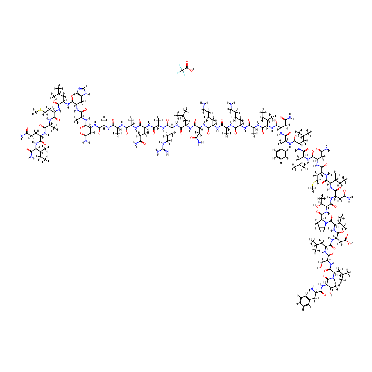 Stresscopin (3-40) (Human) Trifluoroacetate Salt molecular structure, CAS 357952-09-1