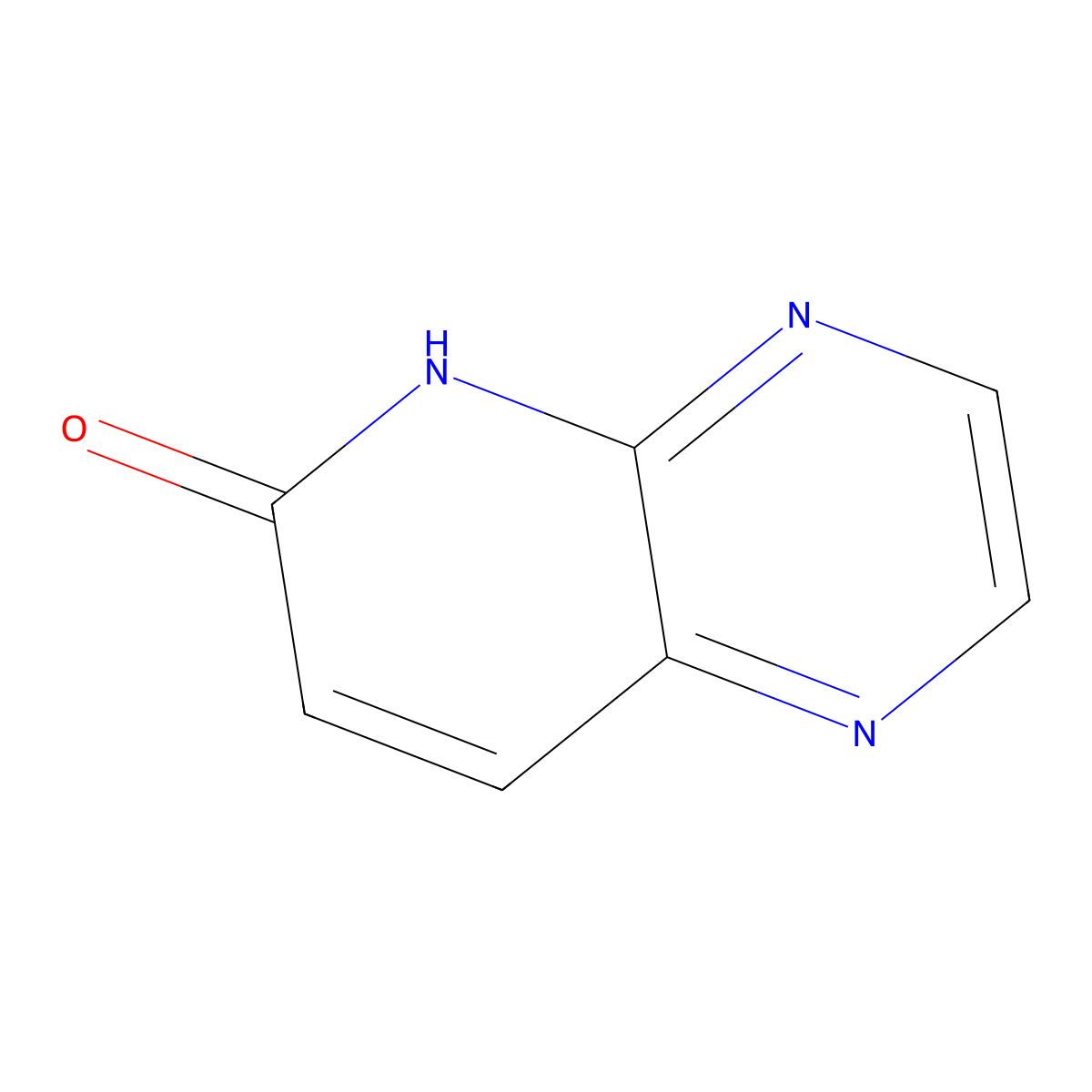 Pyrido[2,3-b]pyrazin-6(5H)-one molecular structure, CAS 35808-45-8