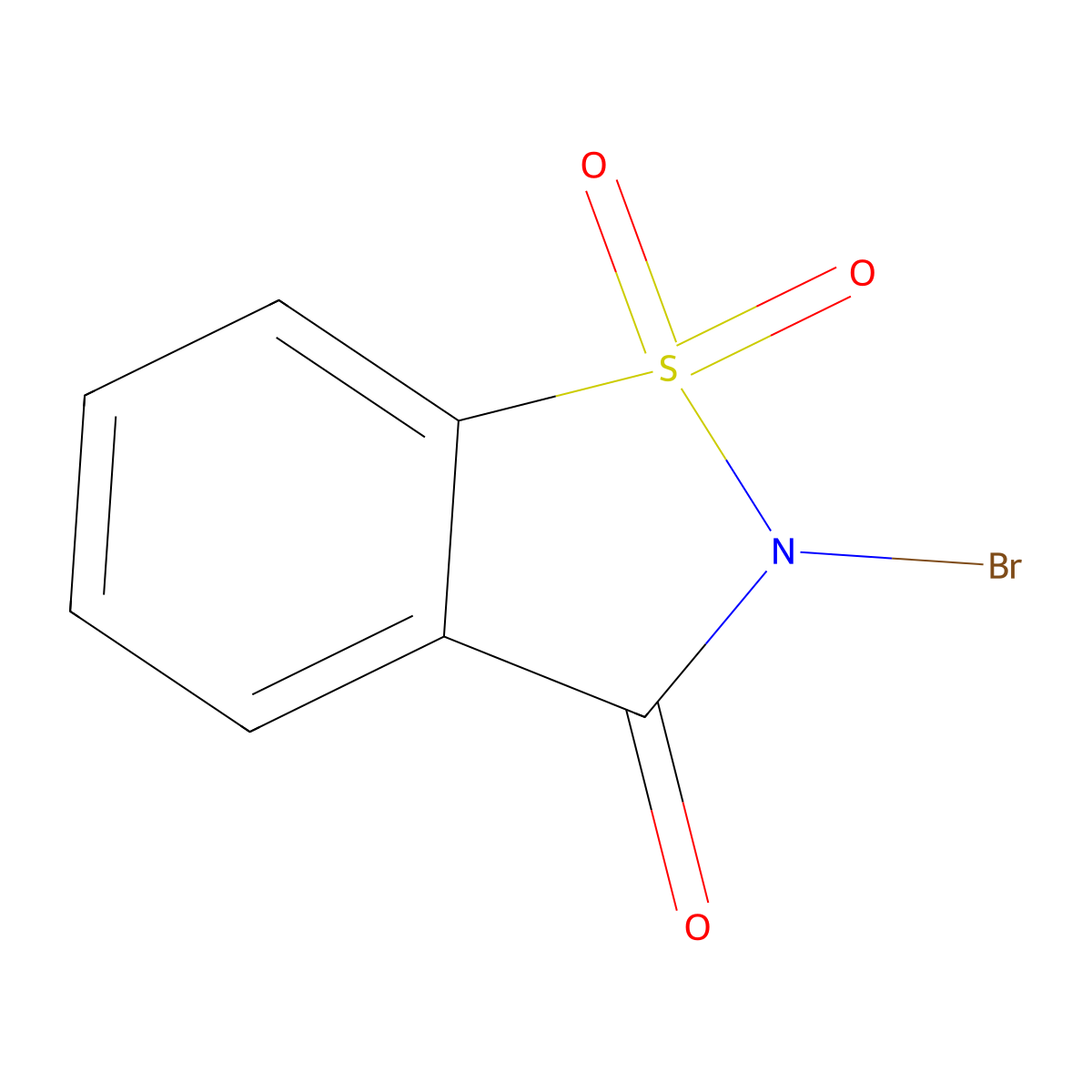 N-Bromosaccharin molecular structure, CAS 35812-01-2