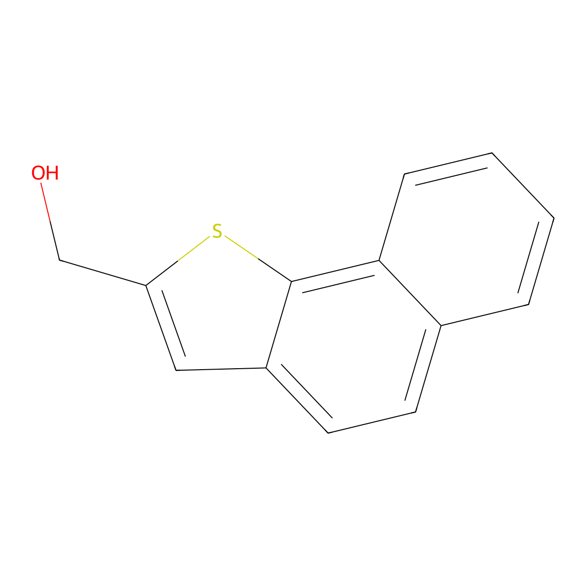 Naphtho[1,2-b]thiophen-2-ylmethanol molecular structure, CAS 35813-68-4