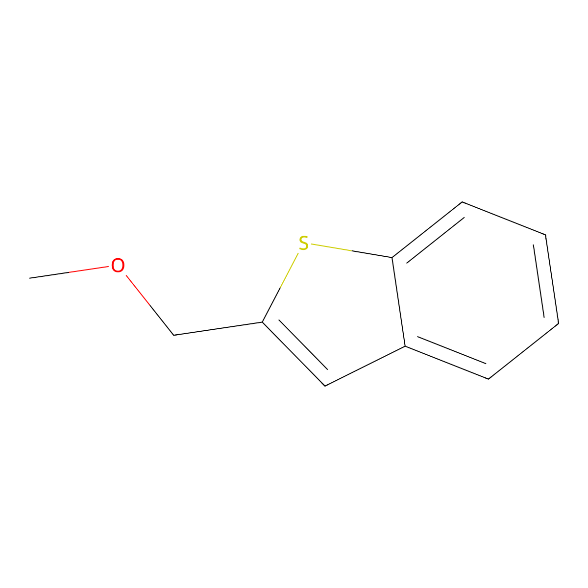 2-(Methoxymethyl)benzo(b)thiophene molecular structure, CAS 35813-69-5