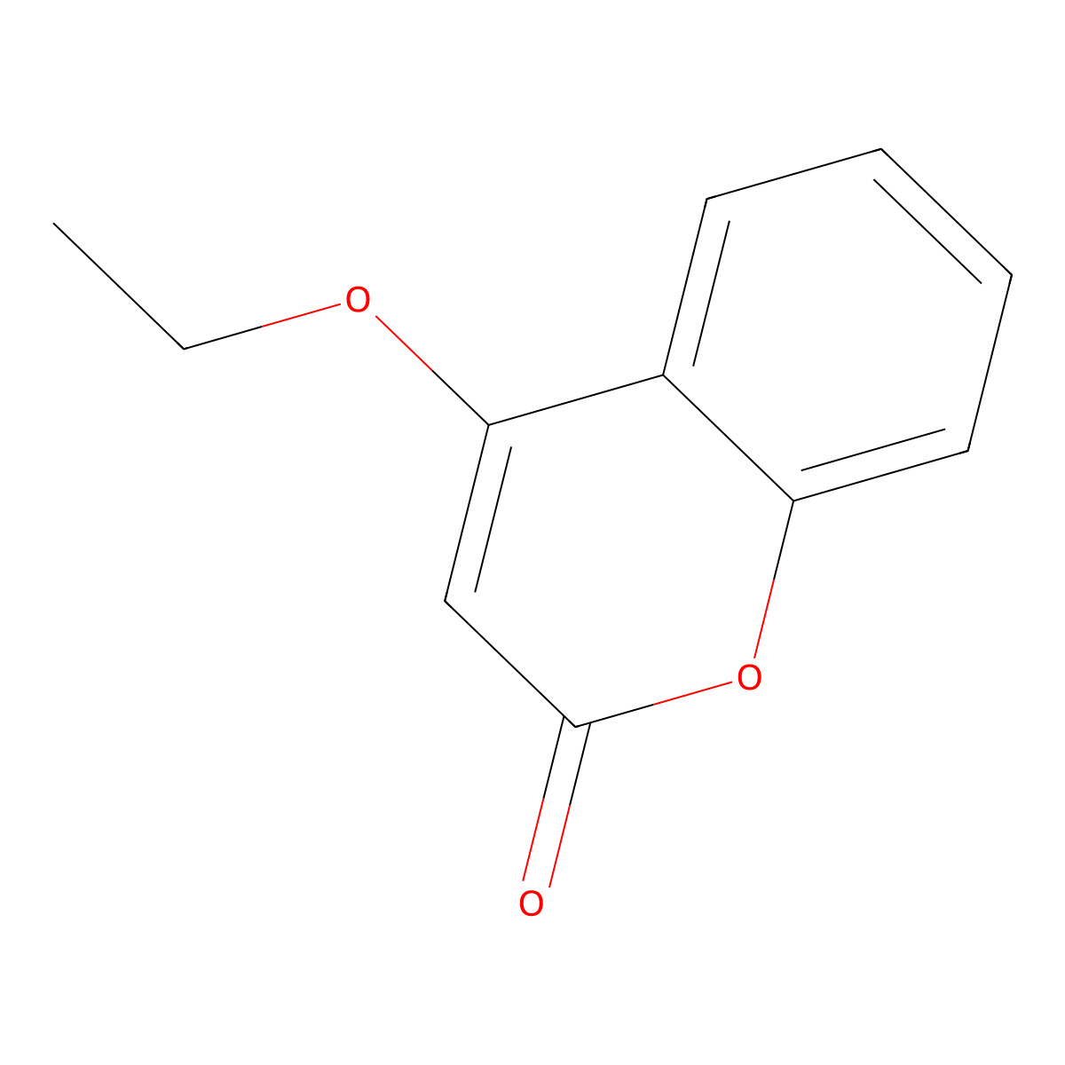 4-Ethoxycoumarin molecular structure, CAS 35817-27-7