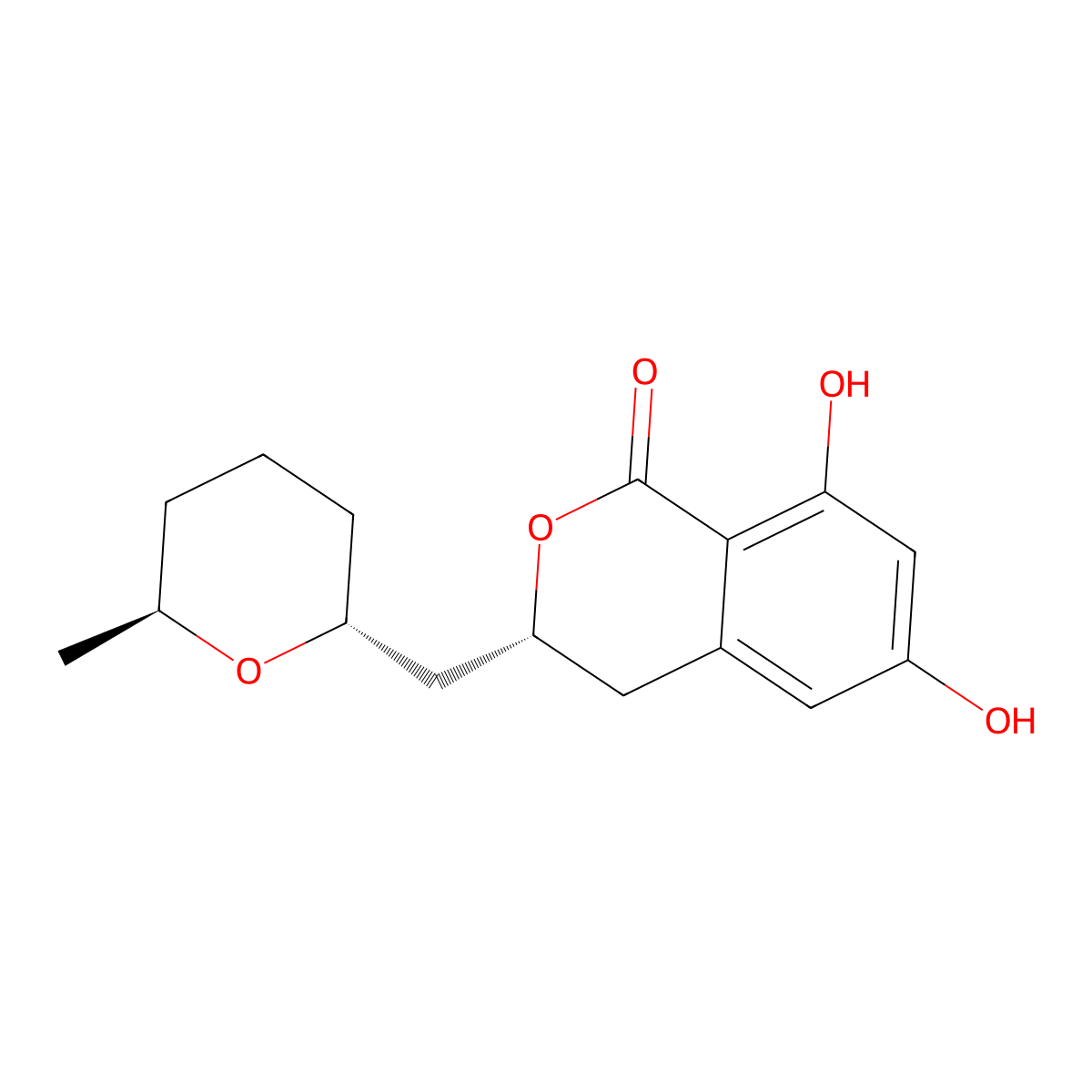 Cladosporin molecular structure, CAS 35818-31-6