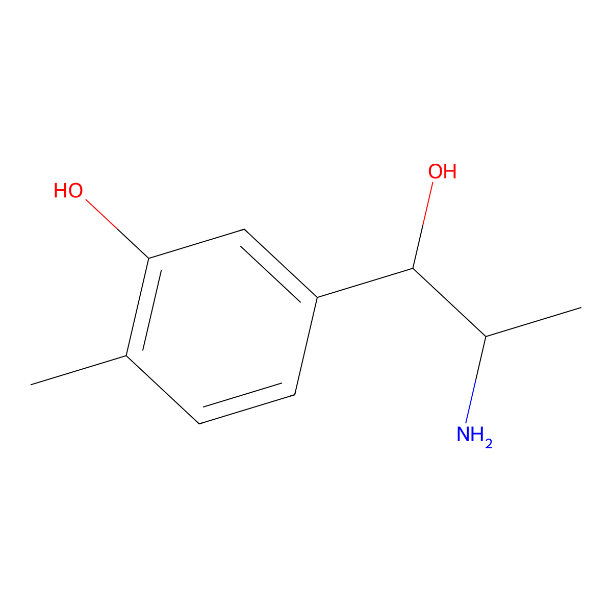 4-Methylmetaraminol molecular structure, CAS 35838-57-4