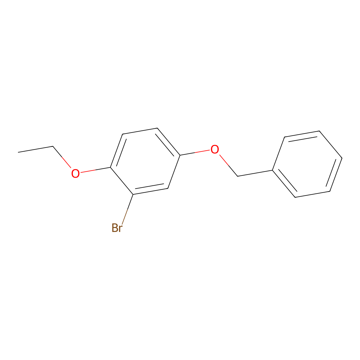 4-(Benzyloxy)-2-bromo-1-ethoxybenzene molecular structure, CAS 358388-32-6