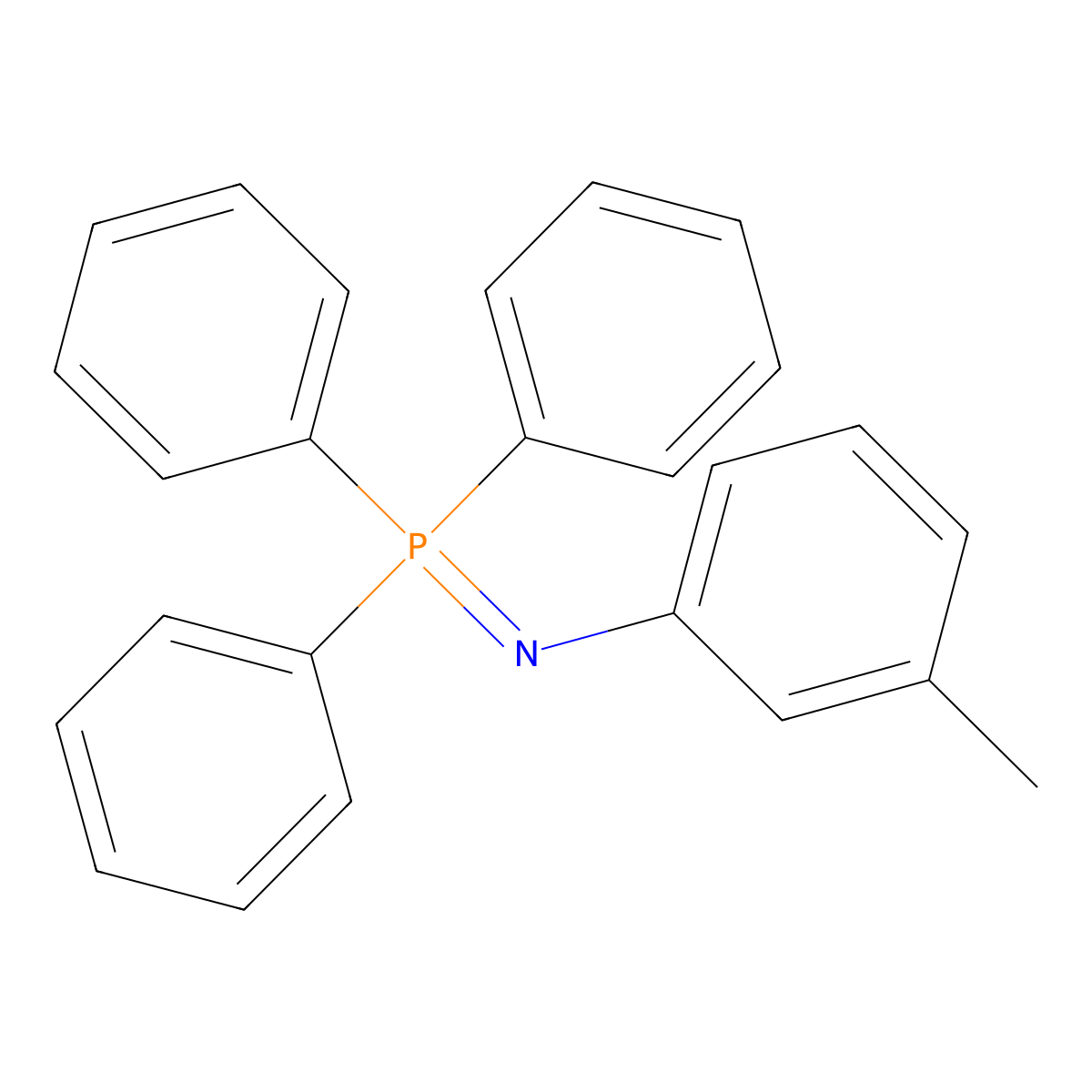 N-(Triphenylphosphoranylidene)-m-toluidine molecular structure, CAS 35843-75-5
