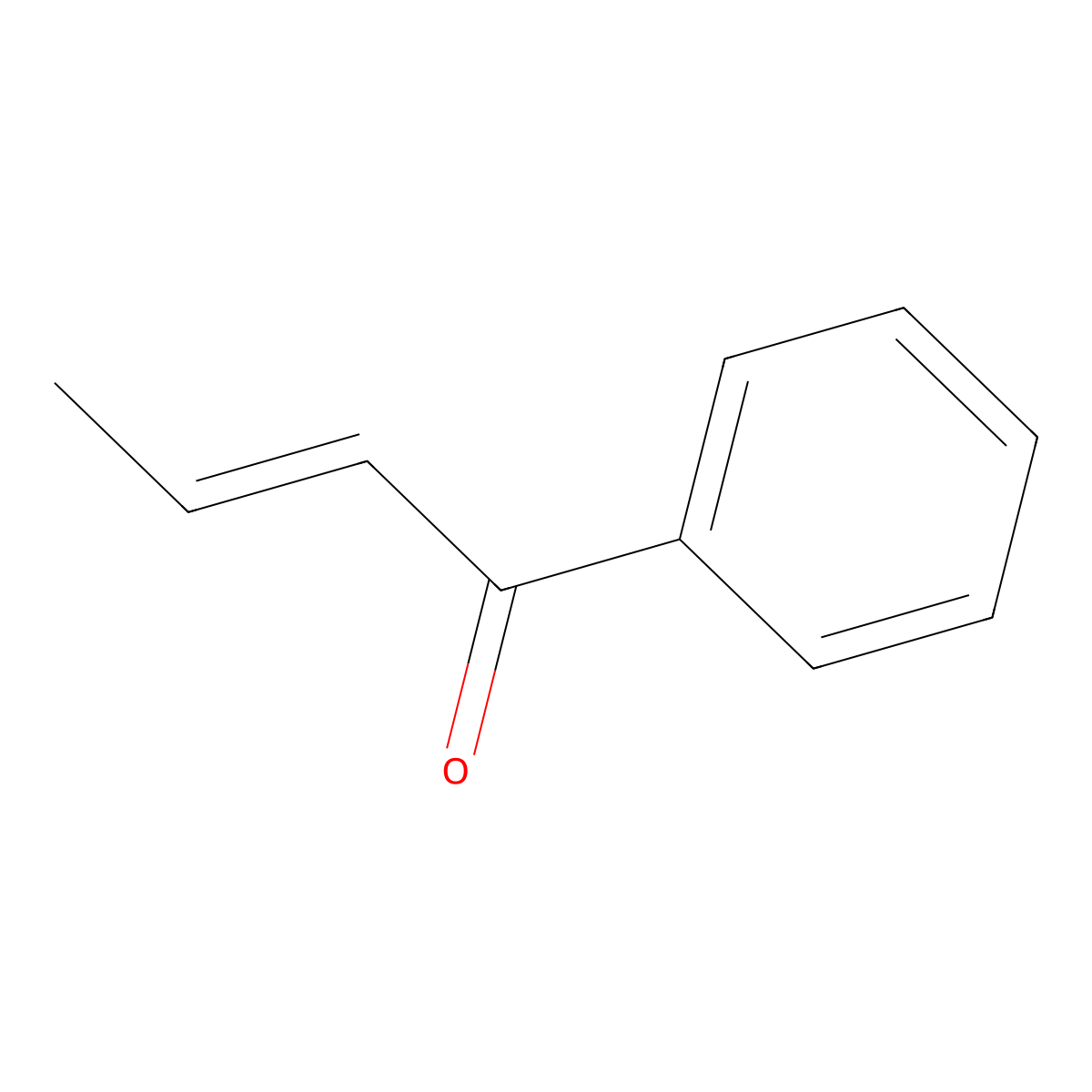 Phenyl propenyl ketone molecular structure, CAS 35845-66-0