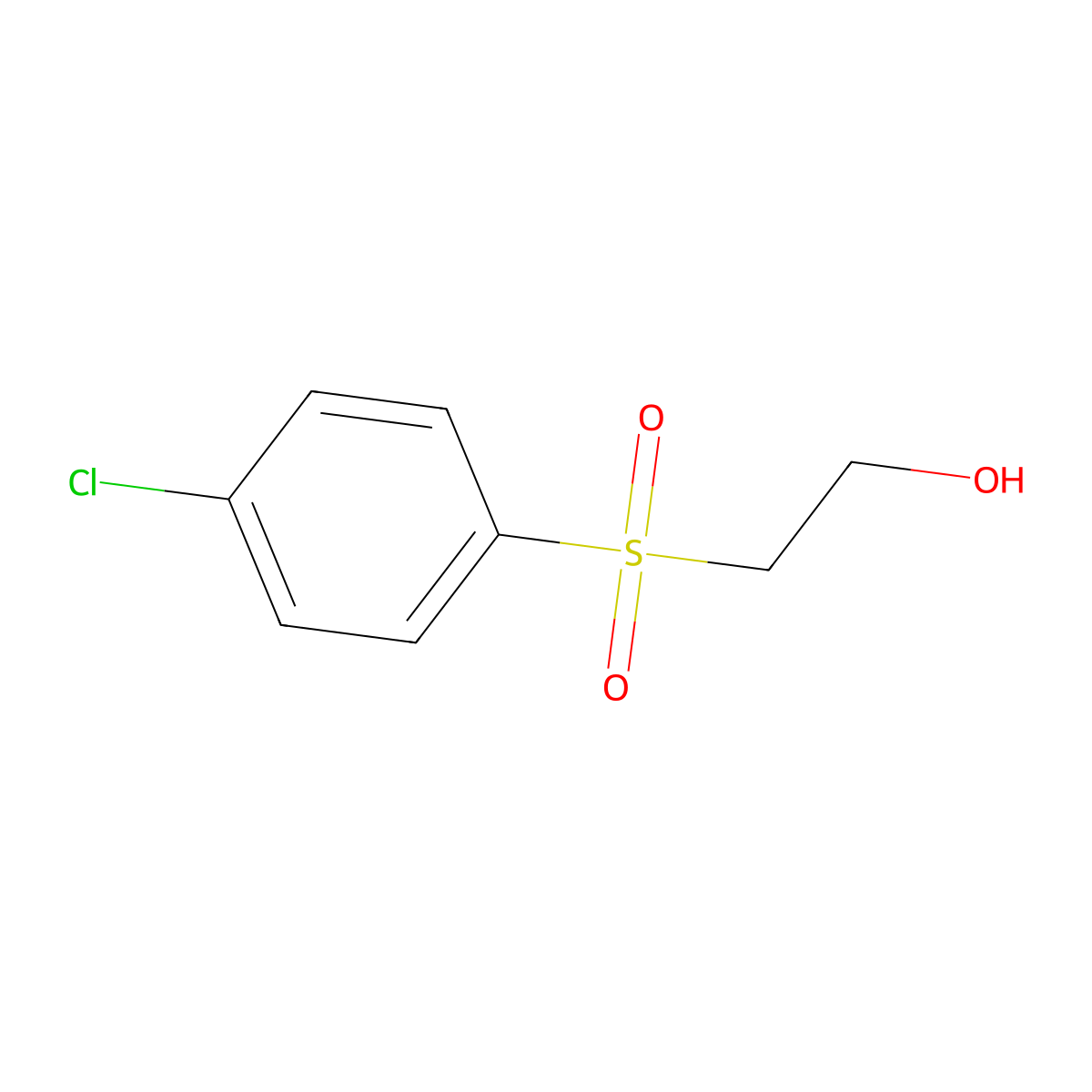 2-(4-Chlorobenzenesulfonyl)ethan-1-ol molecular structure, CAS 35847-95-1
