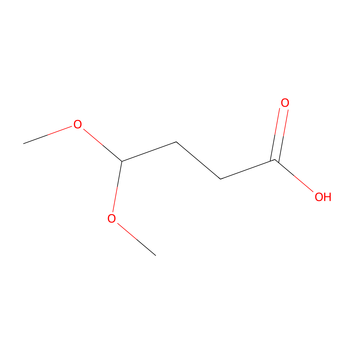 4,4-dimethoxybutanoic Acid molecular structure, CAS 35848-90-9