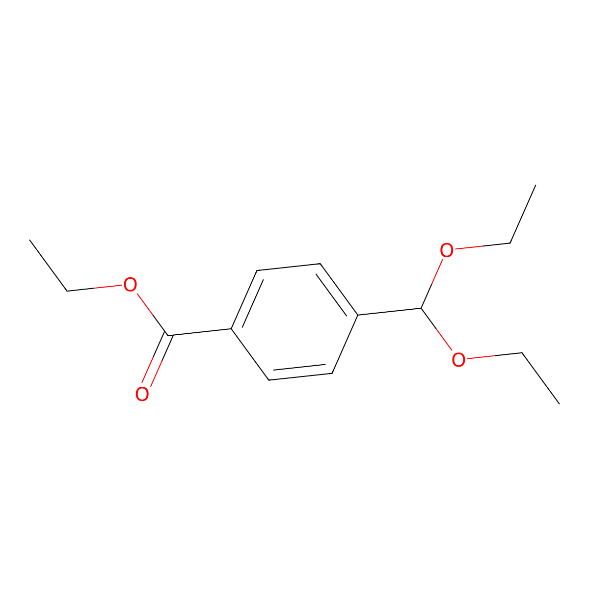 Ethyl 4-(diethoxymethyl)benzoate molecular structure, CAS 35848-99-8