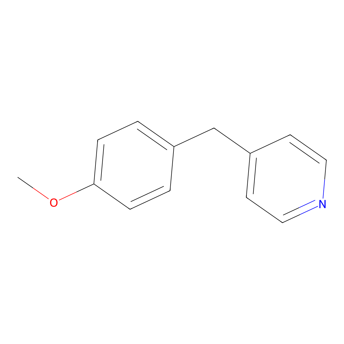 4-(p-Methoxybenzyl)pyridine molecular structure, CAS 35854-35-4