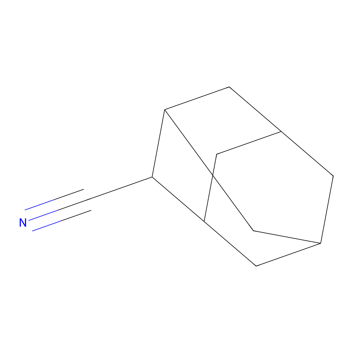 Adamantane-2-carbonitrile molecular structure, CAS 35856-00-9