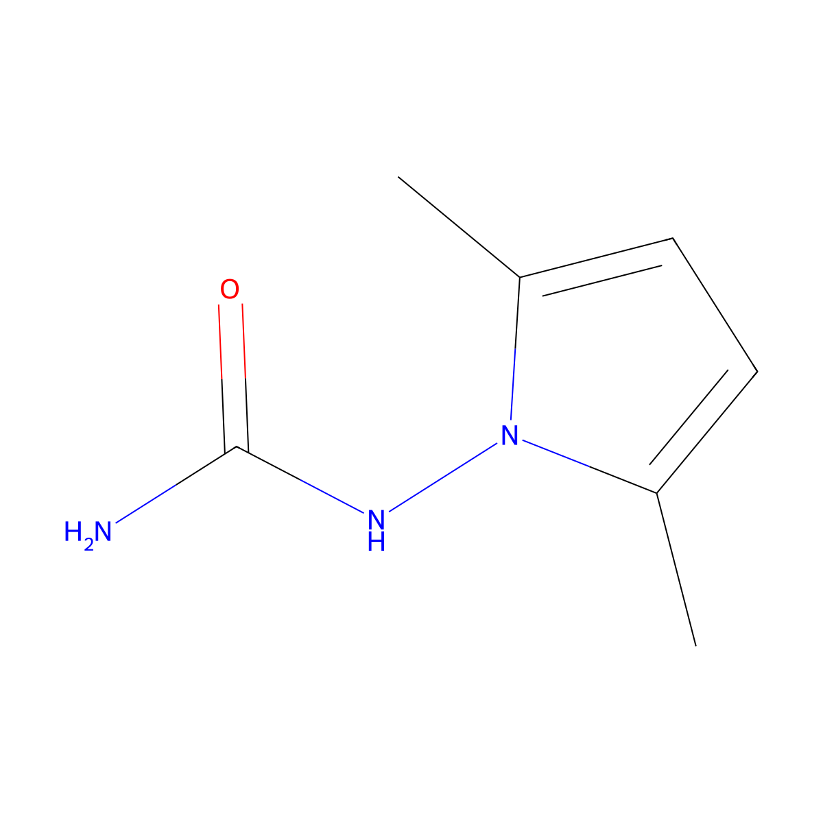 (2,5-Dimethylpyrrol-1-yl)urea molecular structure, CAS 3586-05-8