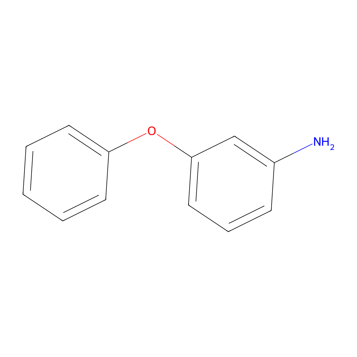 3-Phenoxyaniline molecular structure, CAS 3586-12-7