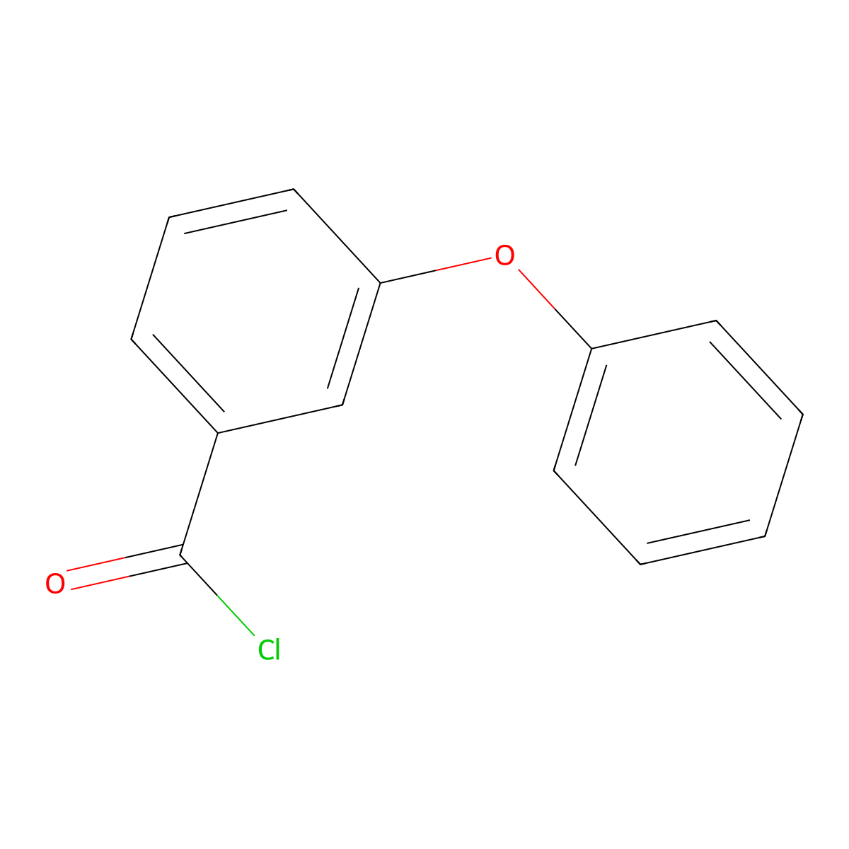 3-Phenoxybenzoyl chloride molecular structure, CAS 3586-15-0