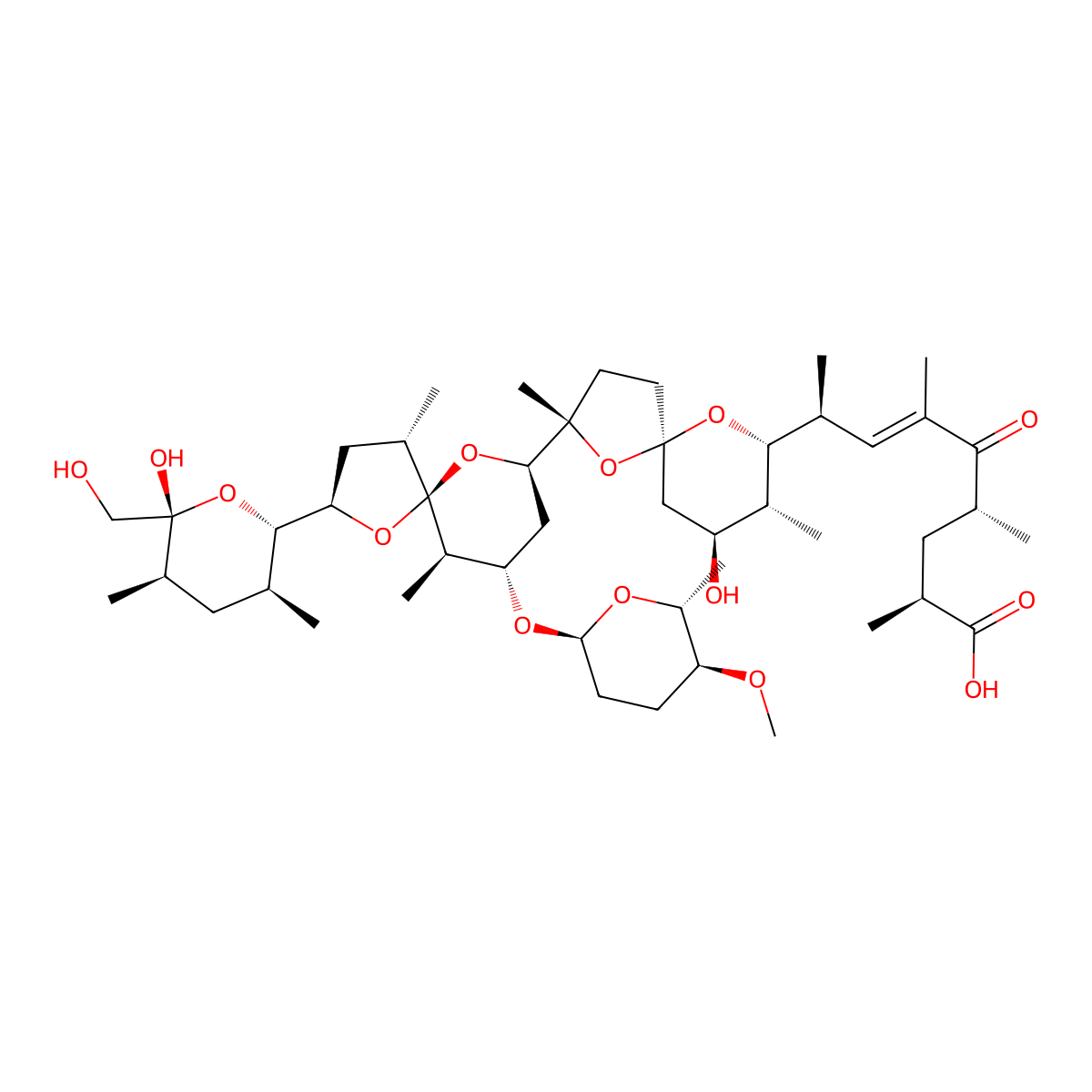 Dianemycin molecular structure, CAS 35865-33-9