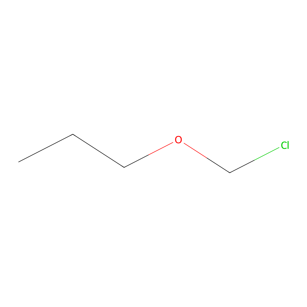 1-(Chloromethoxy)propane molecular structure, CAS 3587-57-3