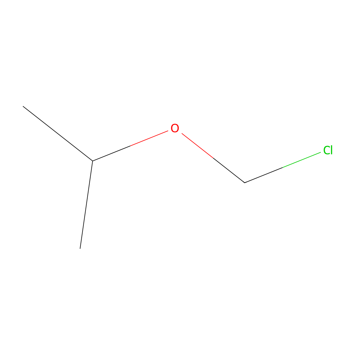 2-(Chloromethoxy)propane molecular structure, CAS 3587-58-4
