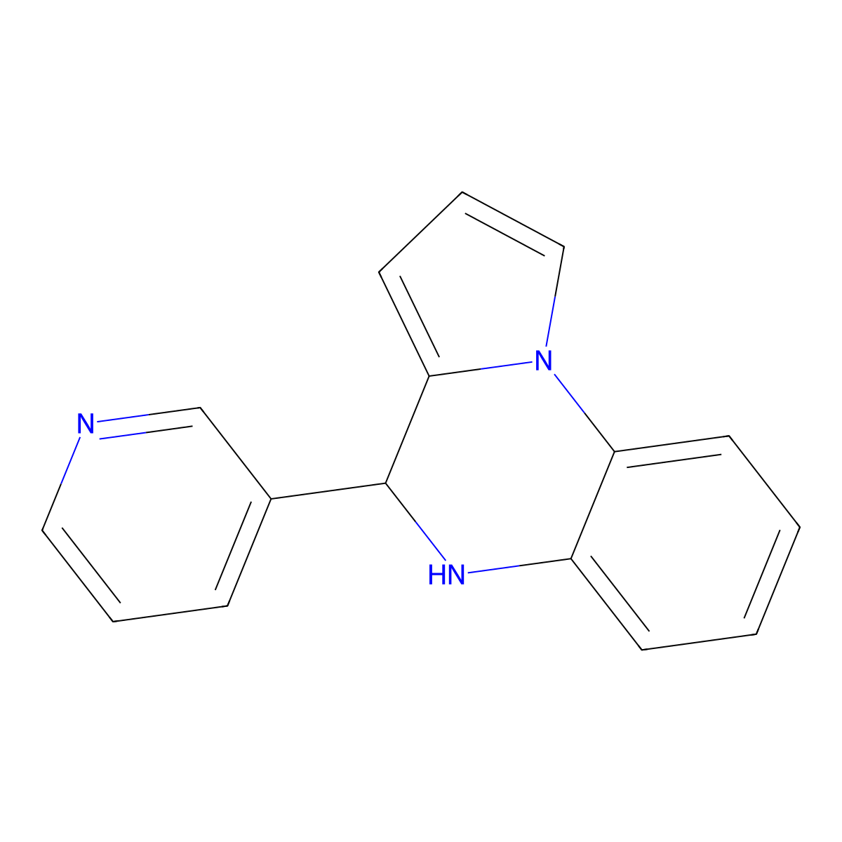 4-(Pyridin-3-yl)-4,5-dihydropyrrolo[1,2-a]quinoxaline molecular structure, CAS 358721-70-7