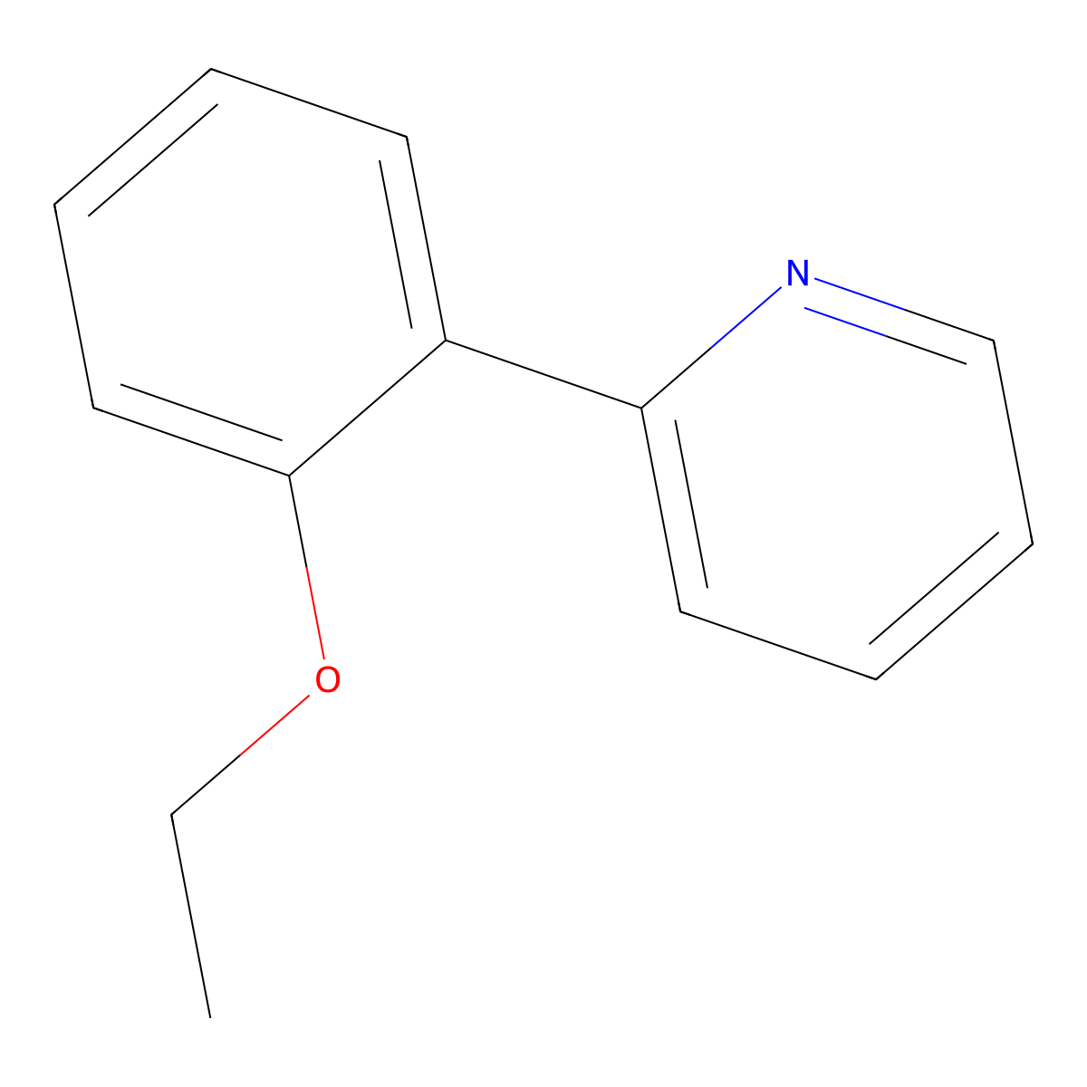 2-(2-Ethoxyphenyl)pyridine molecular structure, CAS 358741-44-3