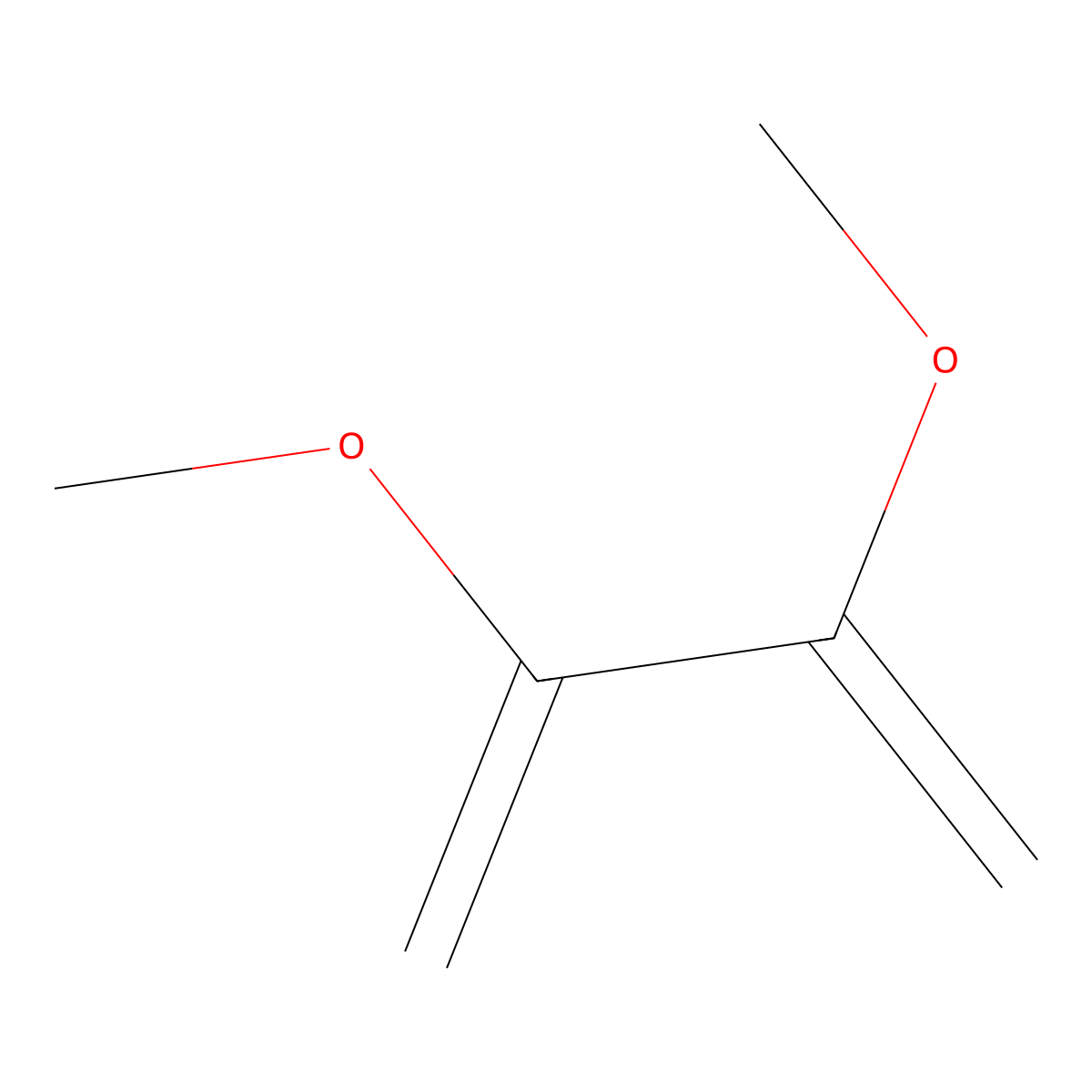 2,3-Dimethoxy-1,3-butadiene molecular structure, CAS 3588-31-6