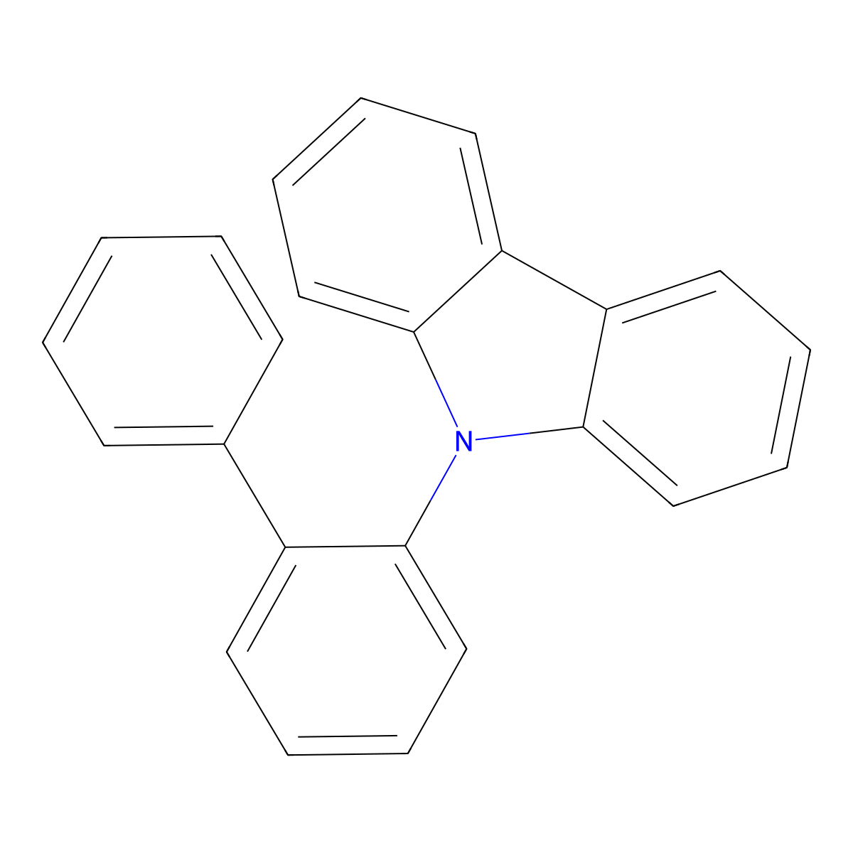 9-([1,1'-Biphenyl]-2-yl)-9H-carbazole molecular structure, CAS 35883-22-8