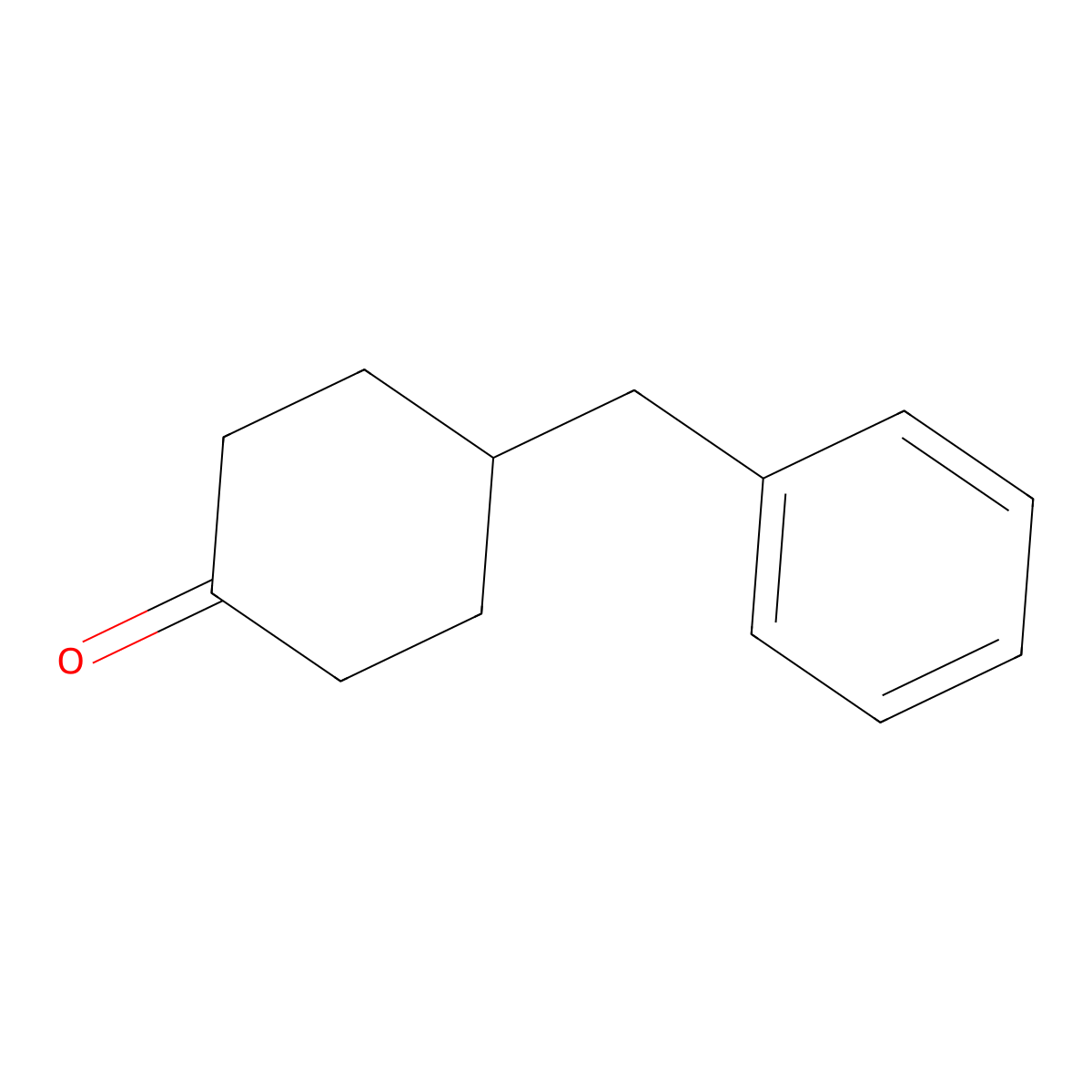 4-Benzylcyclohexanone molecular structure, CAS 35883-77-3
