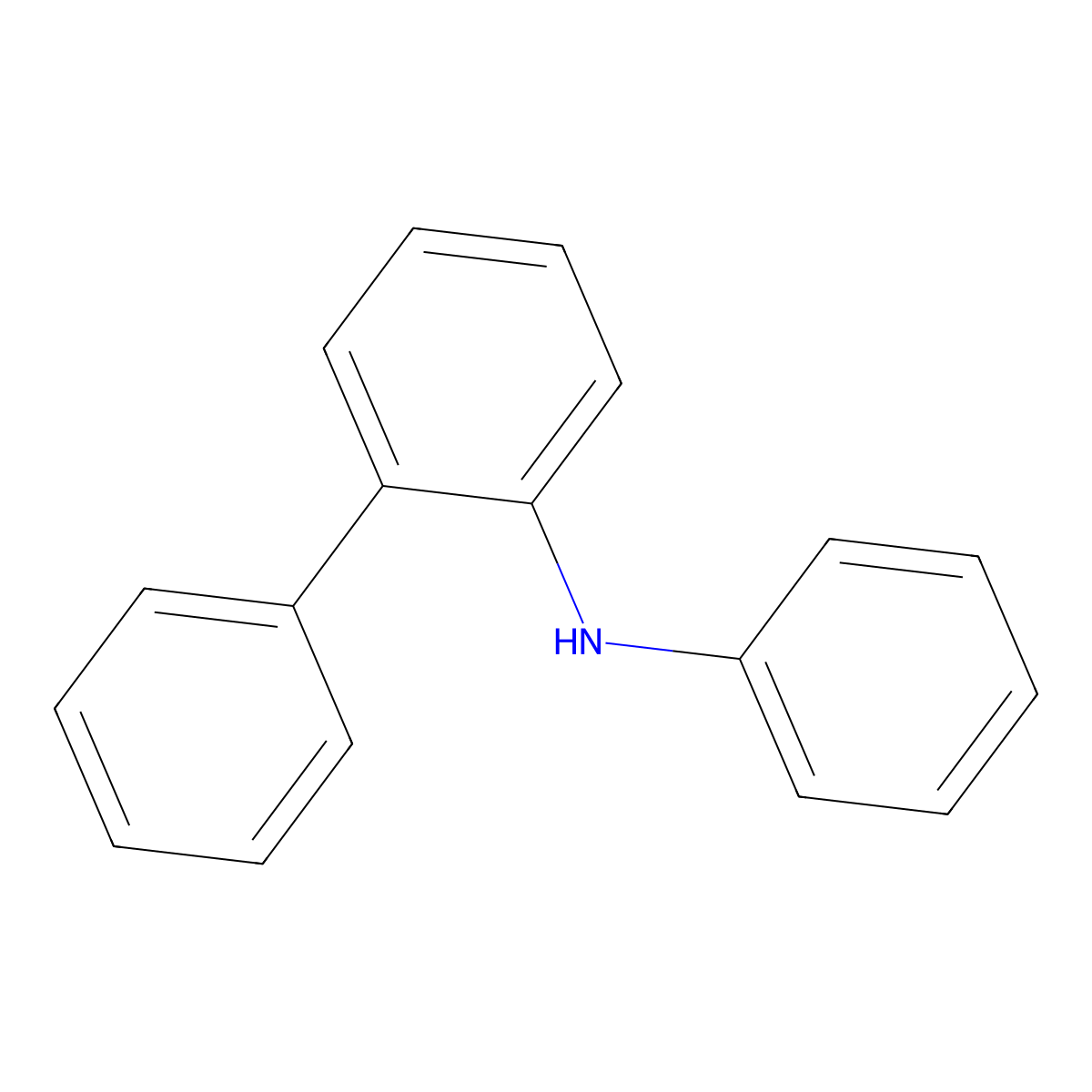N-Phenyl-[1,1'-biphenyl]-2-amine molecular structure, CAS 35887-50-4