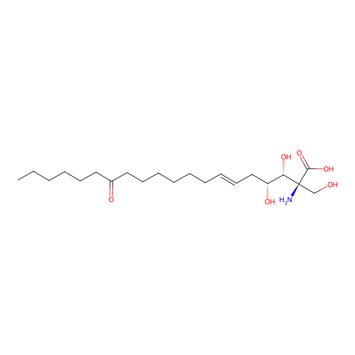 Myriocin molecular structure, CAS 35891-70-4
