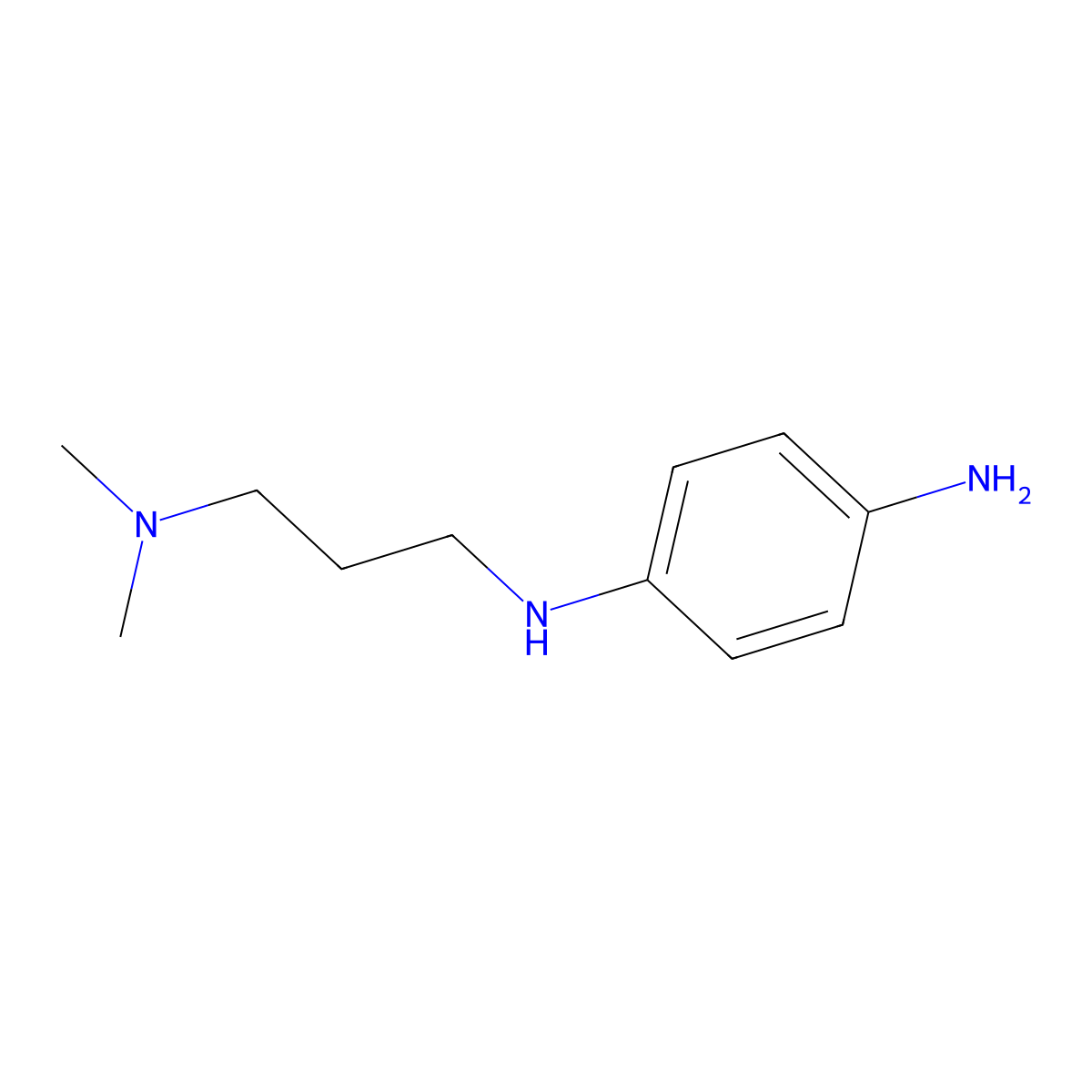 N1-[3-(dimethylamino)propyl]benzene-1,4-diamine molecular structure, CAS 35894-68-9