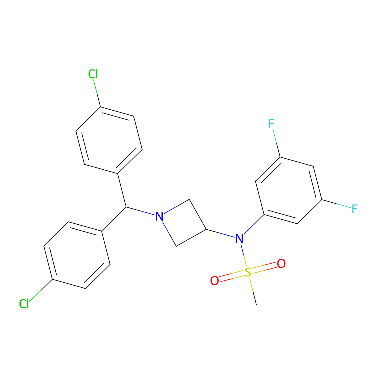 Drinabant molecular structure, CAS 358970-97-5